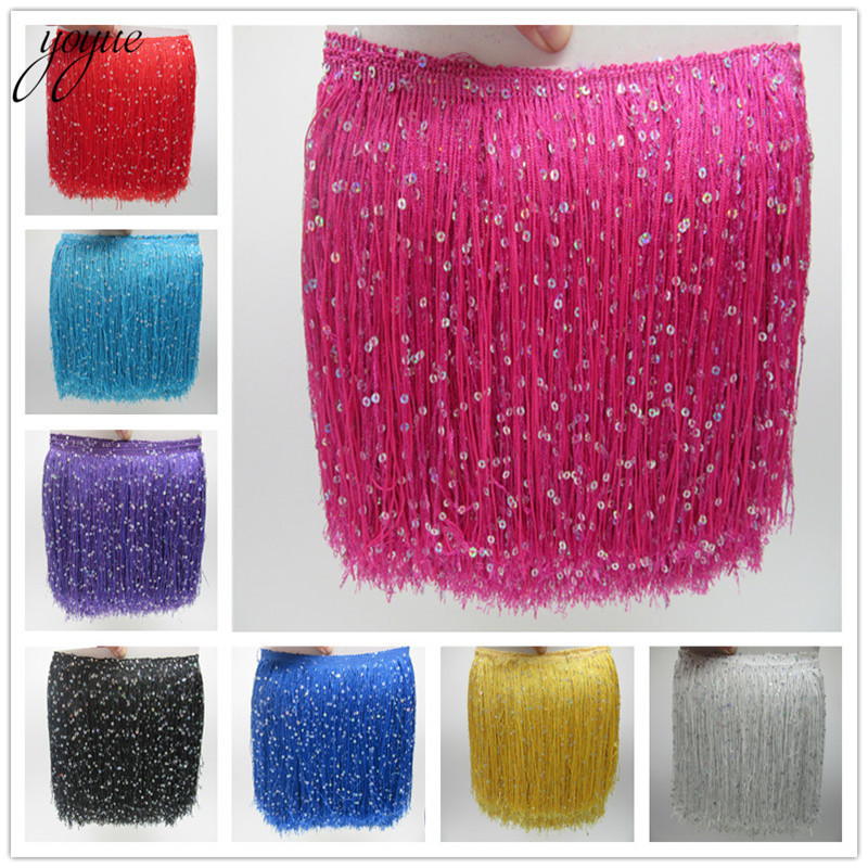 Beaded Trim Fringe - YOYUE 1 Thước Dài 20CM Polyester