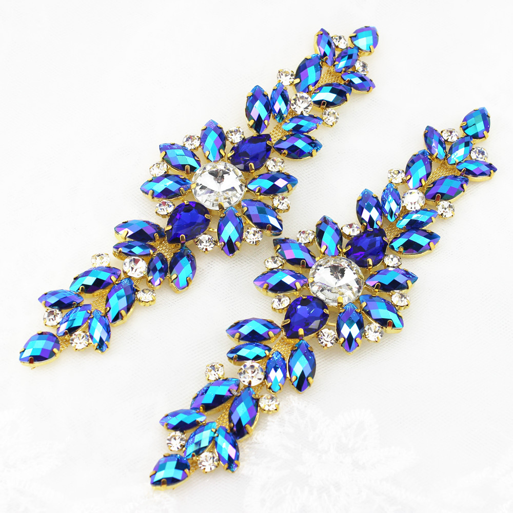 Sew On Rhinestone - 18.2X5.5 Cm AB May Trên Đá