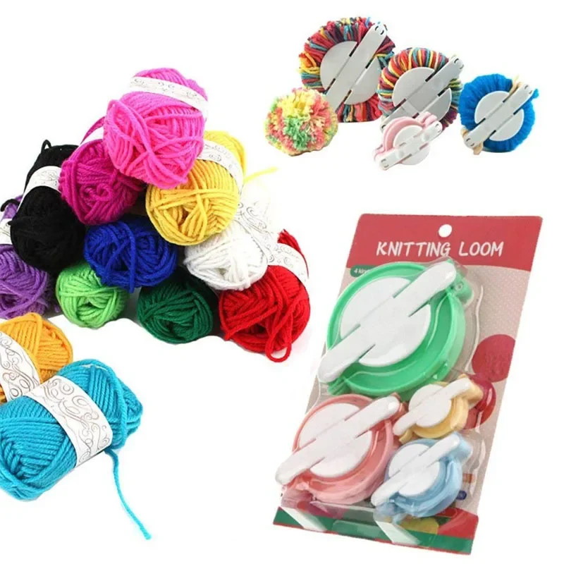 4 Sizes Wool Ball Maker Knitte - đánh giá và giá Pom Pom Maker Tool