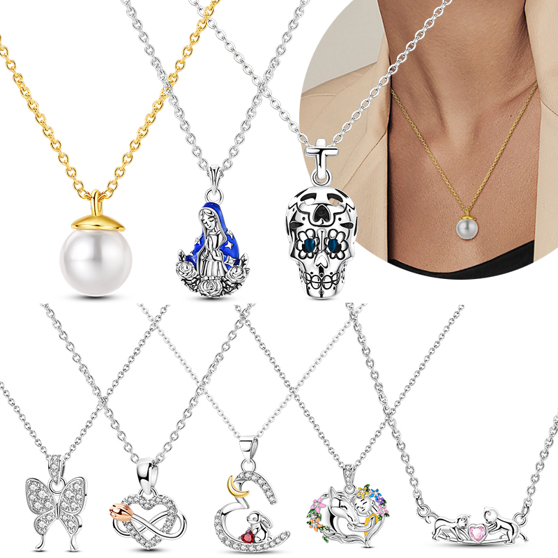 Original 925 Sterling Silver N - đánh giá và giá Pearl Trim Chain