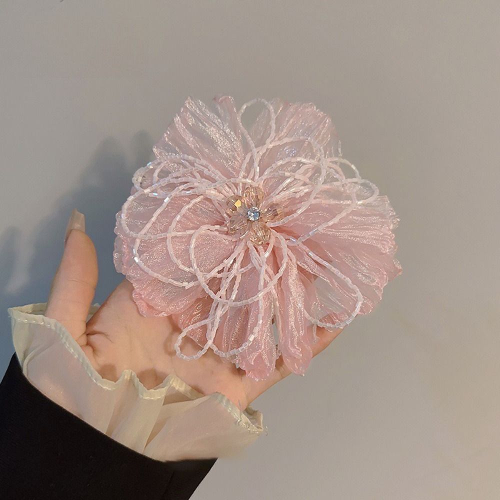 Organza Fabric Flower Patch Cr - đánh giá và giá Applique Patch Flower