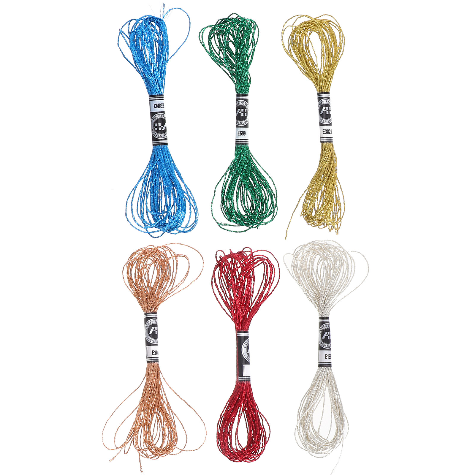 6Pcs Luxurious Metallic Embroi - đánh giá và giá Embroidery Craft