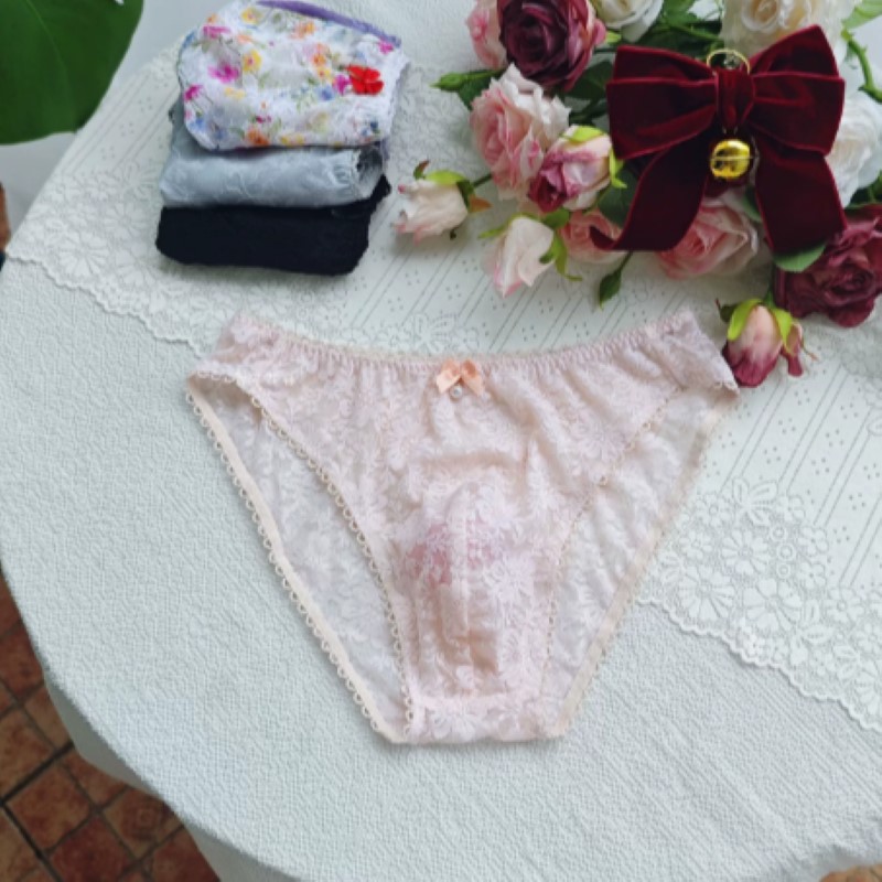 Sheer Sexy Man's Lace Panties  - đánh giá và giá Embroidery Embellishments