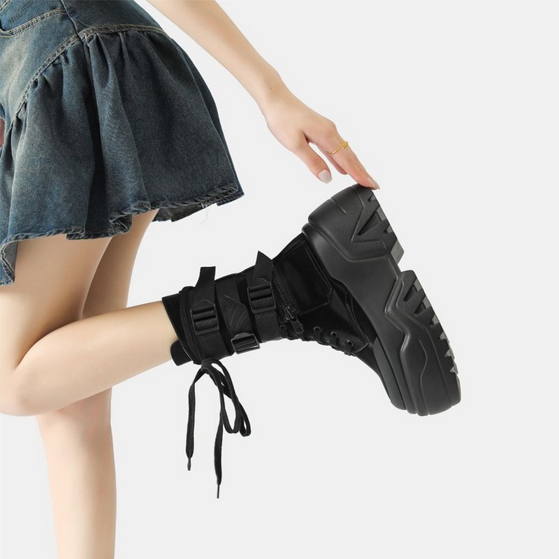 Hot Fashion Women Chunky Platf - đánh giá và giá Guipure Lace Panel