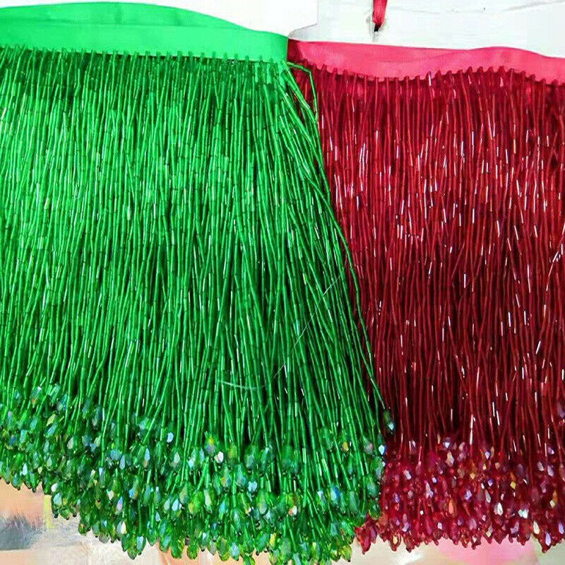 90x15cm Crystal Tassel Lace Be - đánh giá và giá Beaded Trim Fringe
