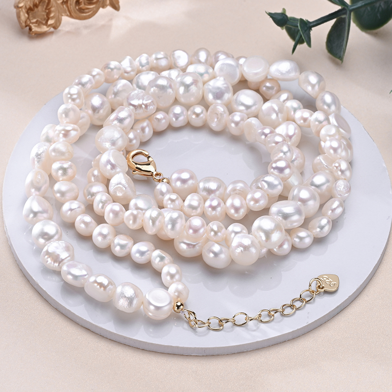HENGSHENG Baroque Freshwater 5 - đánh giá và giá Pearl Trim Chain