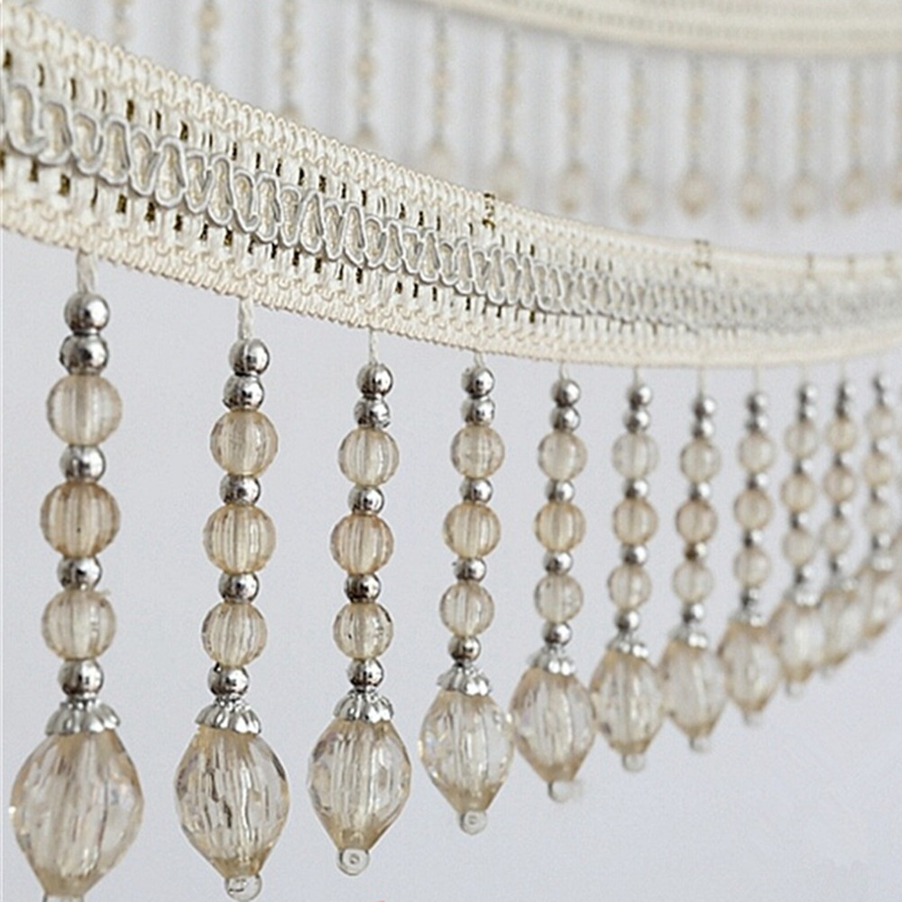 12 mét Briaded Treo Hạt Rìa Tu - đánh giá và giá Beaded Trim Fringe
