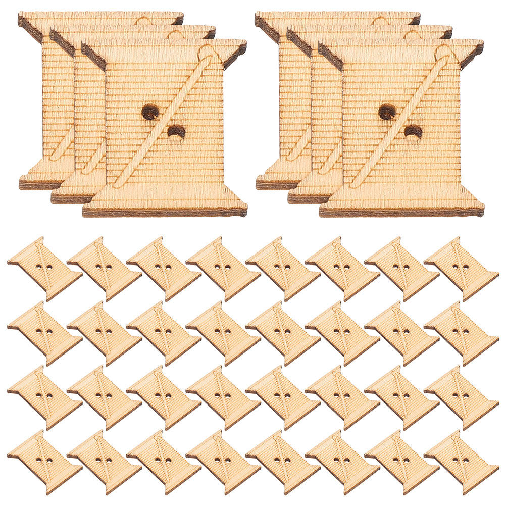 100Pcs Wooden Embroidery Floss - đánh giá và giá Embroidery Embellishments