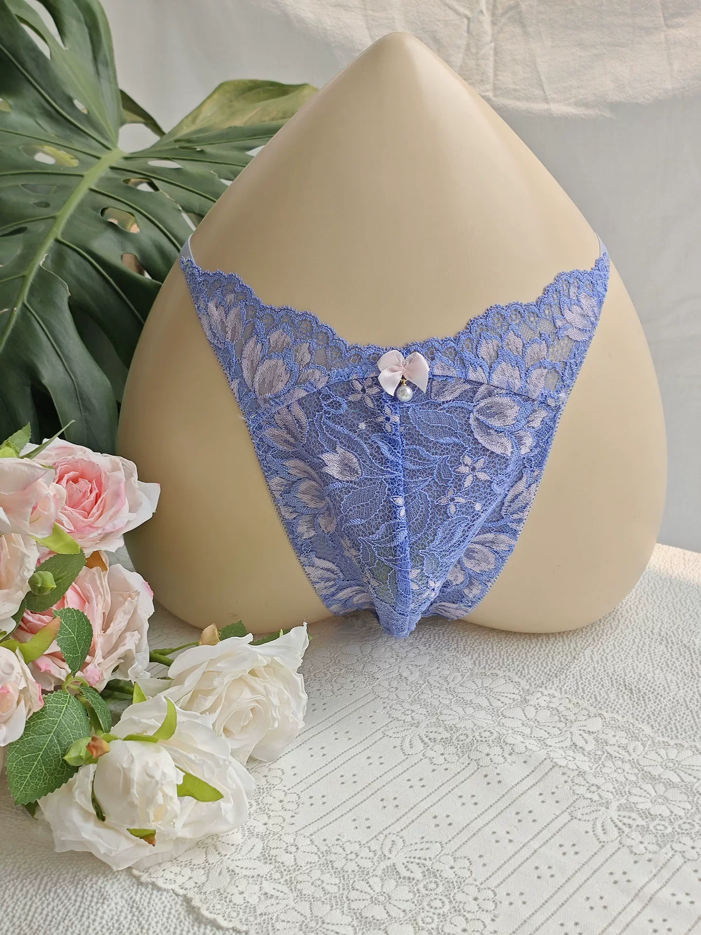 Black Lace Man's T-brief Embro - đánh giá và giá Embroidery Embellishments