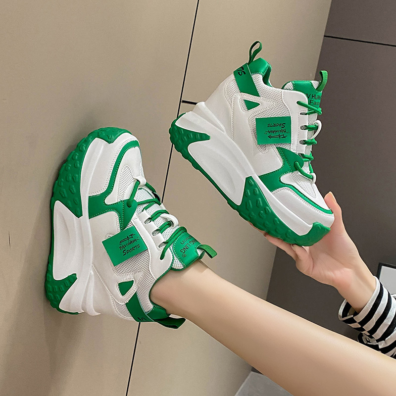 9.5CM Women High Platform Snea - đánh giá và giá Guipure Lace Panel
