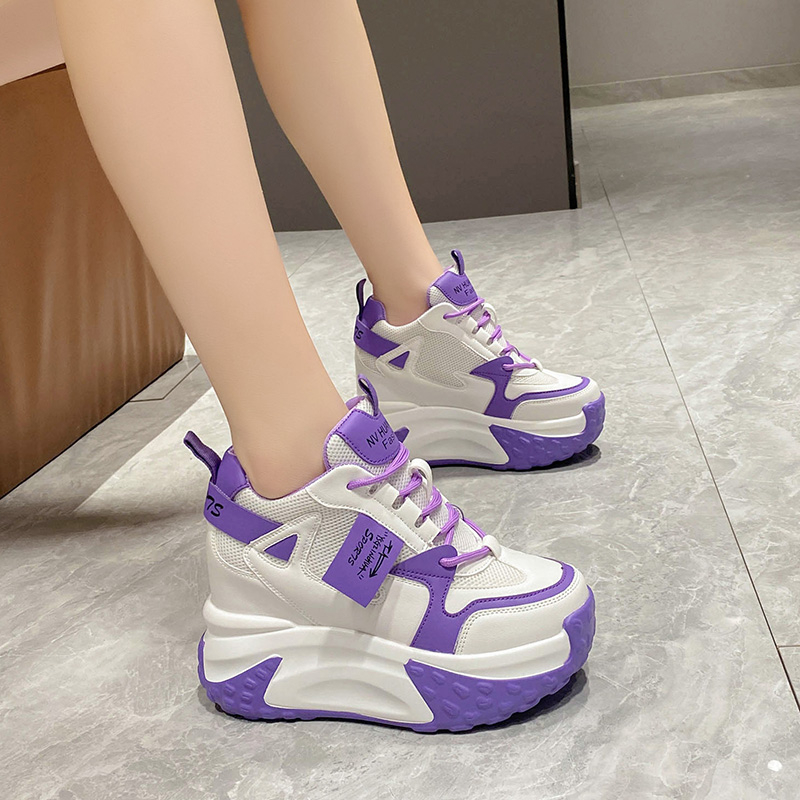 9.5CM Women High Platform Snea - đánh giá và giá Guipure Lace Panel
