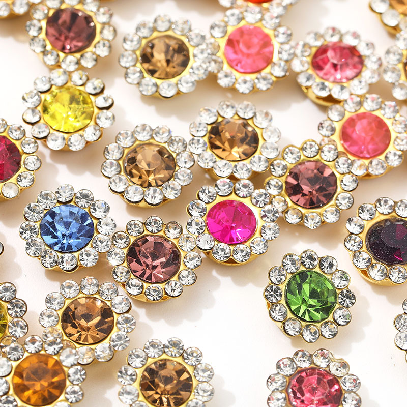1000PCS 10mm Sunflower Claw Rh - đánh giá và giá Sew On Rhinestone