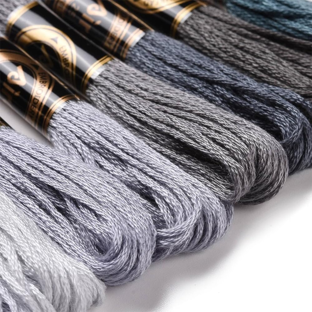 8 Skeins 70 Yards Grey Friends - đánh giá và giá Embroidery Embellishments