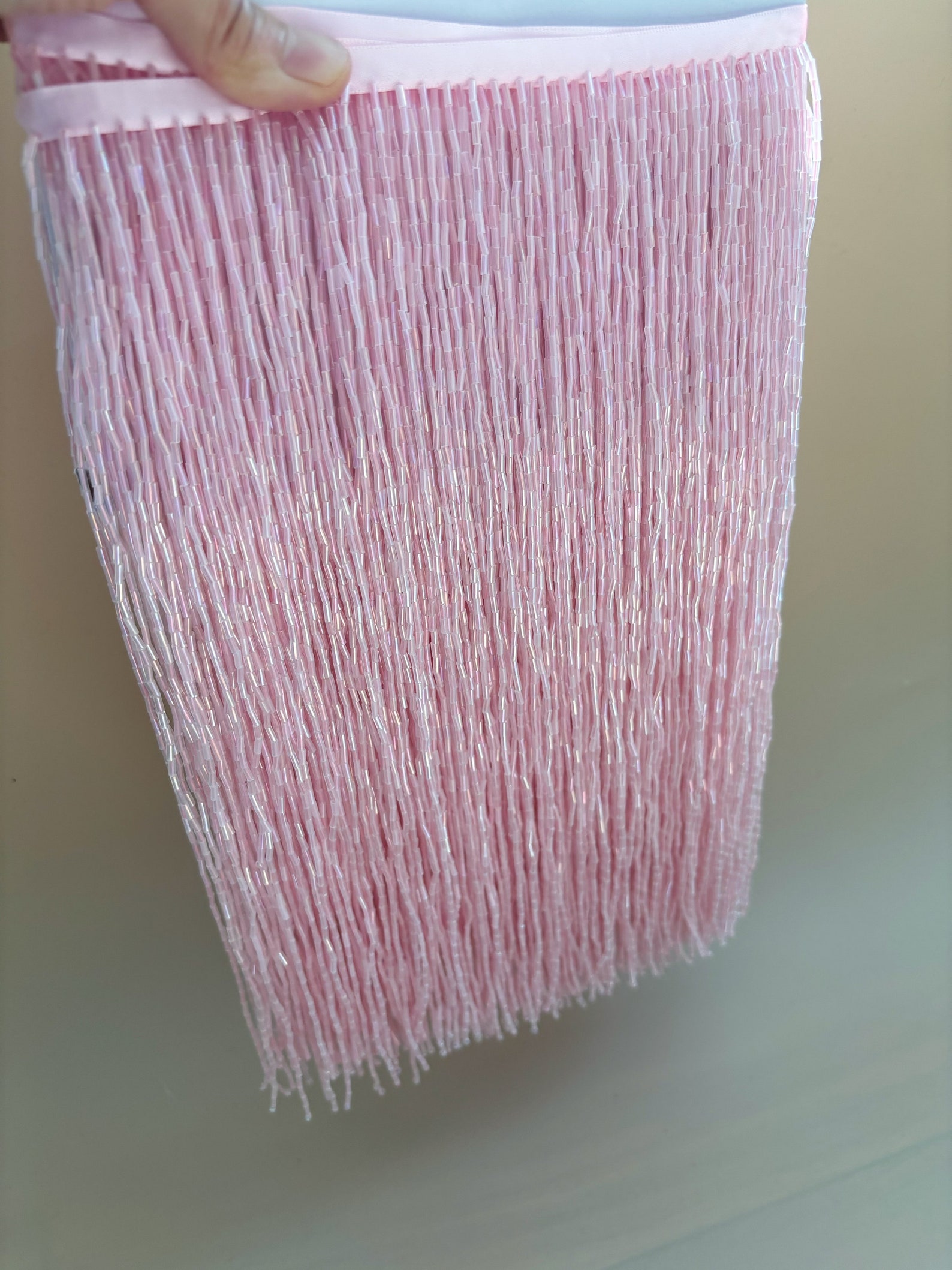 1 Yard 30cm Wide Heavy Bead Fr - đánh giá và giá Beaded Trim Fringe
