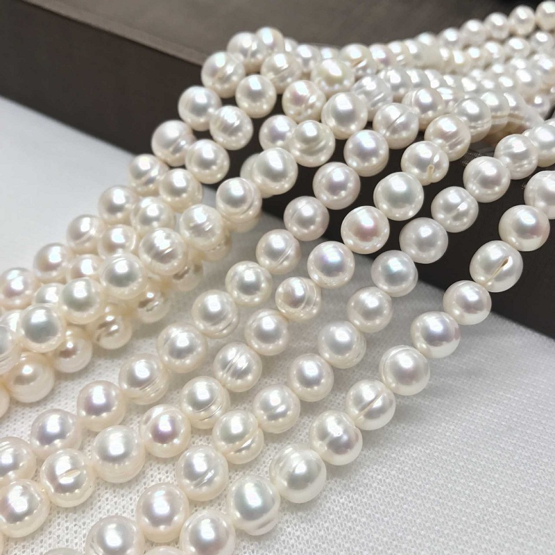 8-9mm Natural Freshwater Pearl - đánh giá và giá Pearl Trim Chain