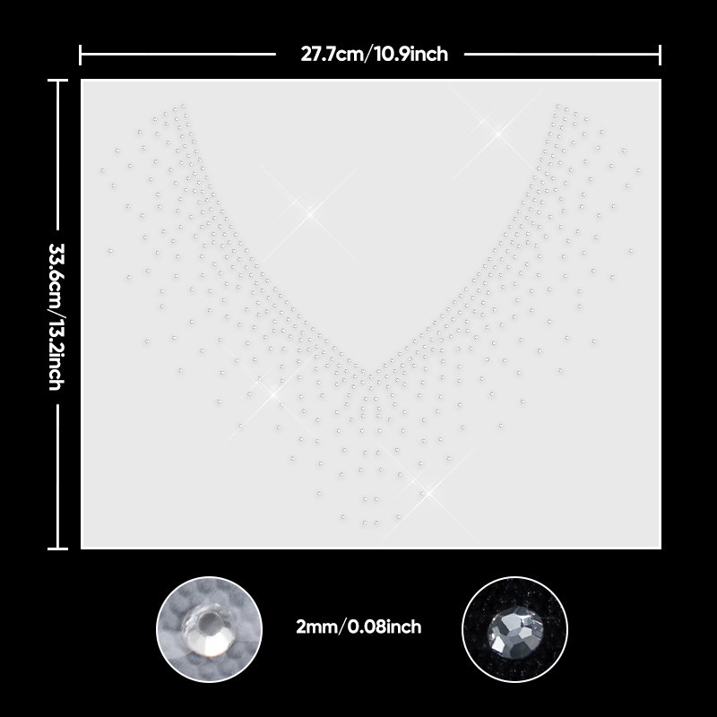 QIAO 1/2/4/6Pcs V-Neck Glitter - đánh giá và giá Glitter Vinyl Roll