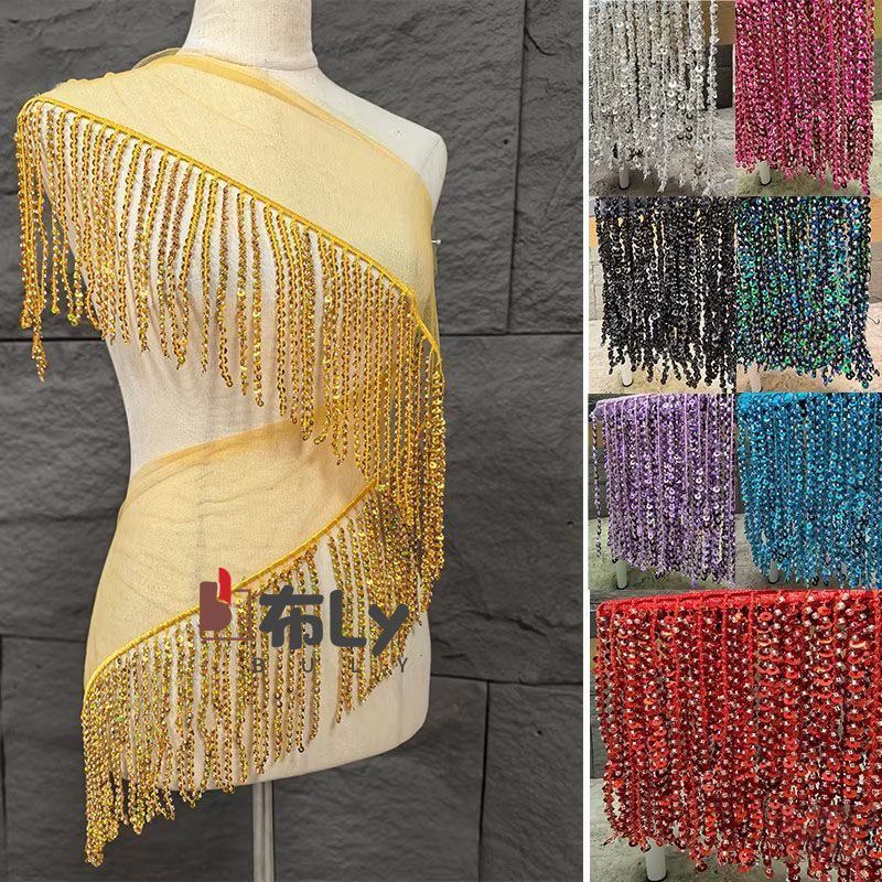15cm Beaded Sequin Tassel Frin - đánh giá và giá Beaded Trim Fringe
