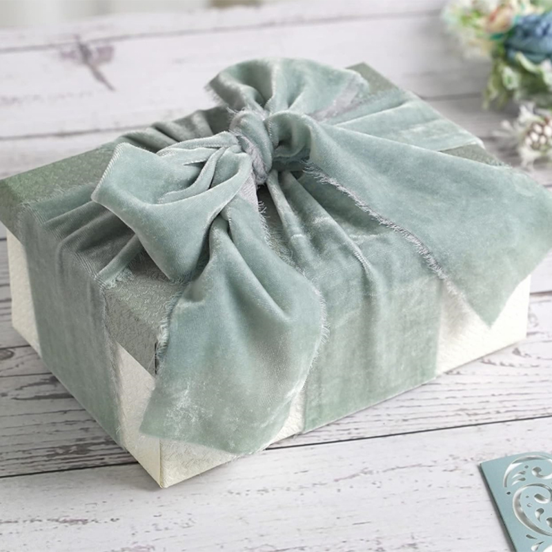 1M/roll Flocking Hand Teared V - đánh giá và giá Velvet Ribbon Roll