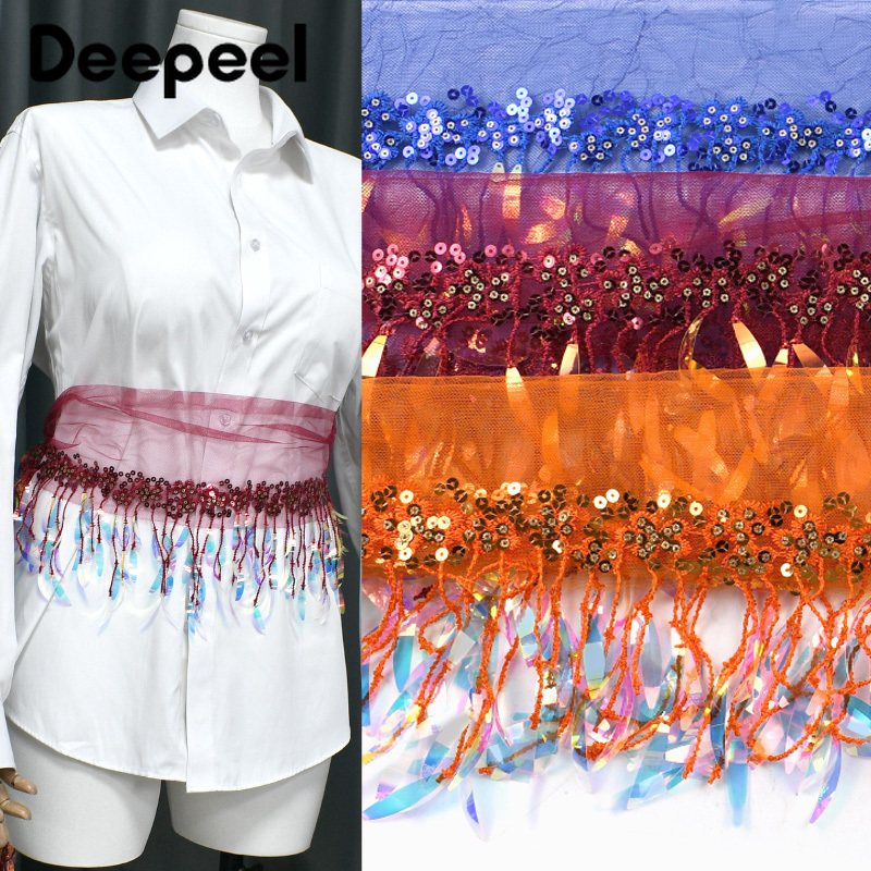 2/5/10Yards 15cm Sequins Bead  - đánh giá và giá Beaded Trim Fringe